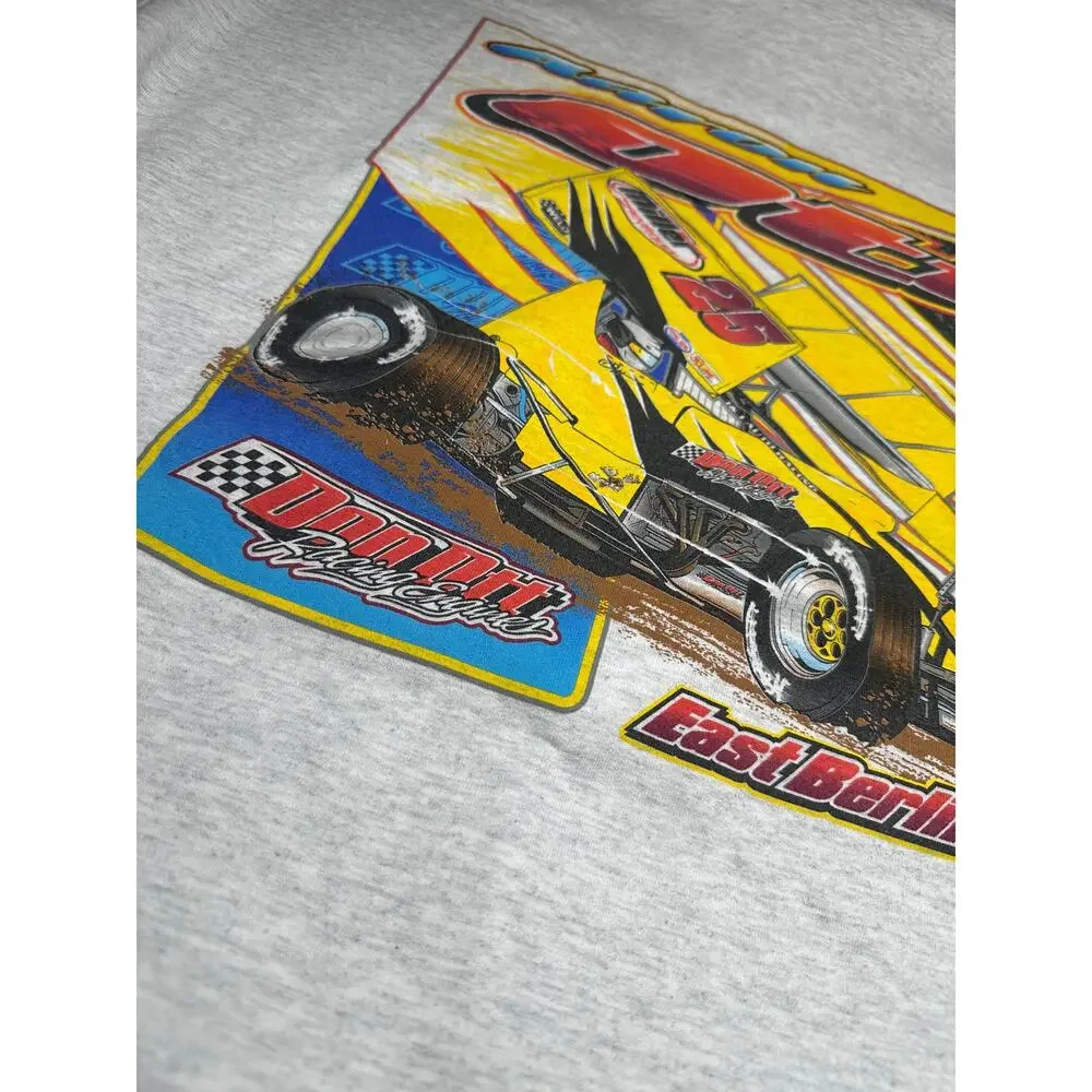 Vintage Don Pitt 94 Sprint Car Racing Hoodie Lincoln Speedway PA XXL